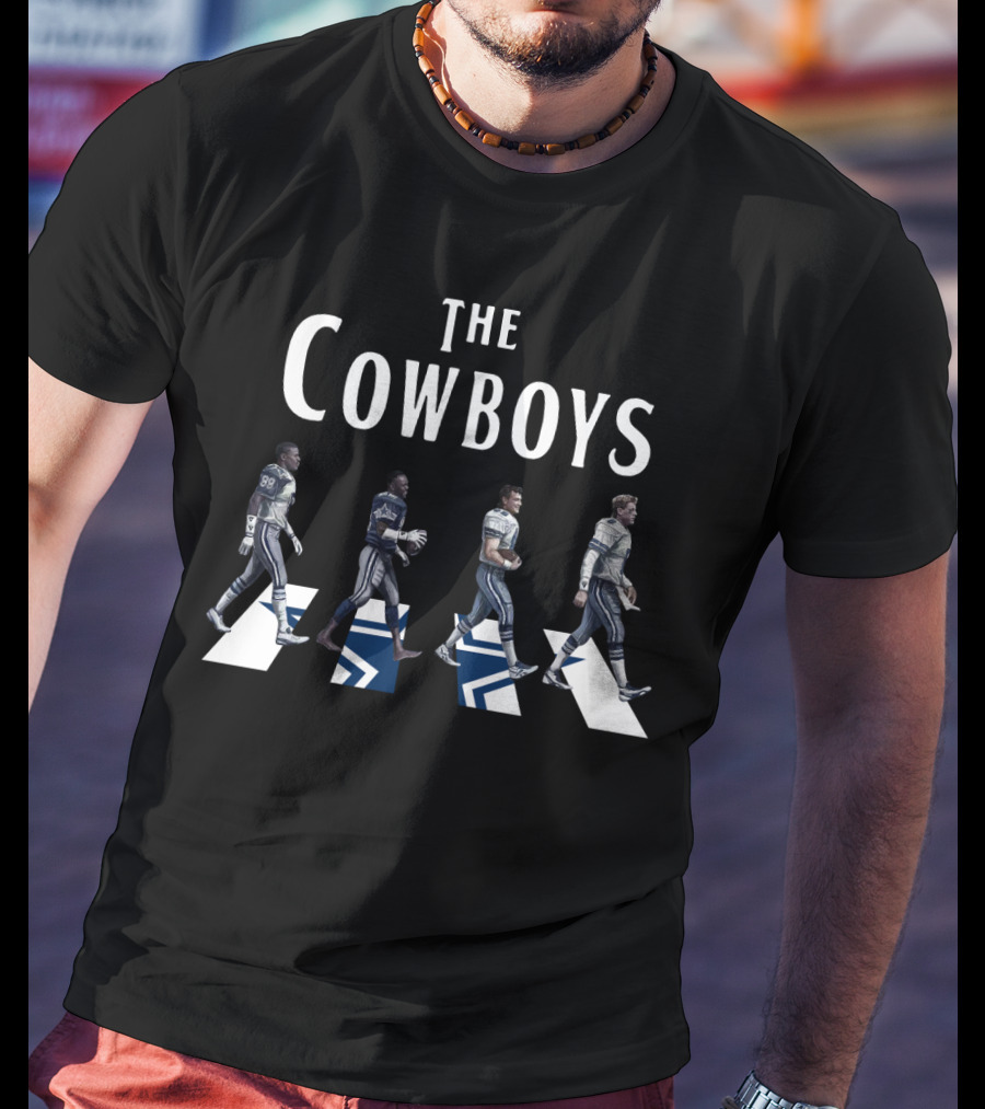 The Cowboys Football Abbey Road Homage T-Shirt