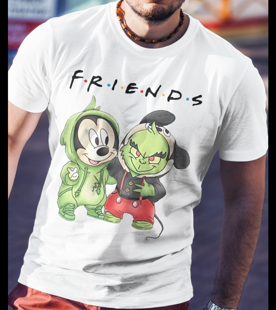 Friends Grinch Mickey Mashup T-Shirt