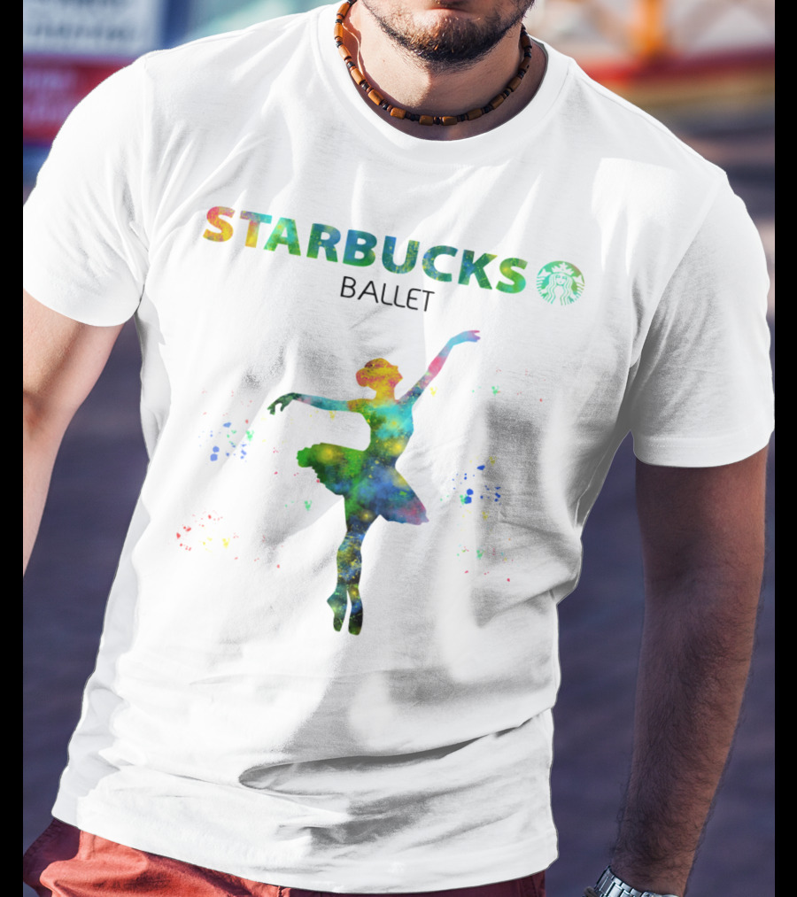 Starbucks Ballet Colorful Dance T-Shirt