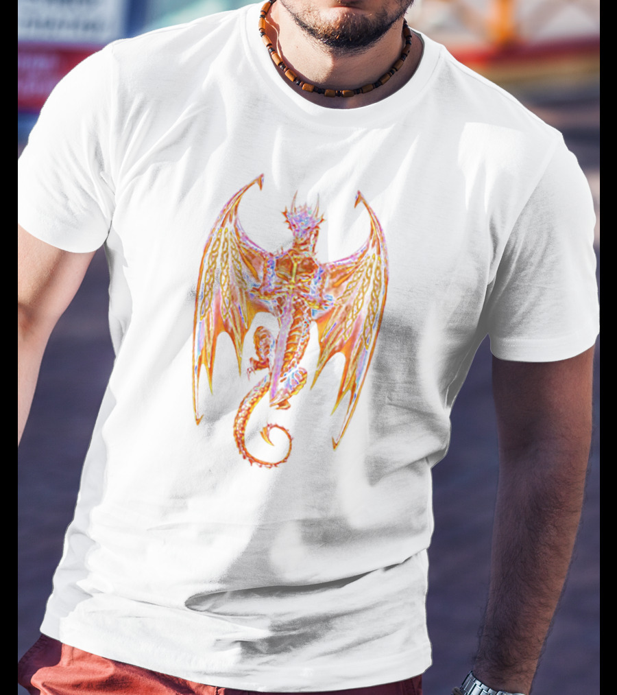 Dragon Sword Norse Mythology Fusion T-Shirt