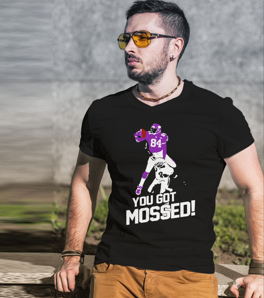 Randy Moss 84 You Got Mossed Football T-Shirt