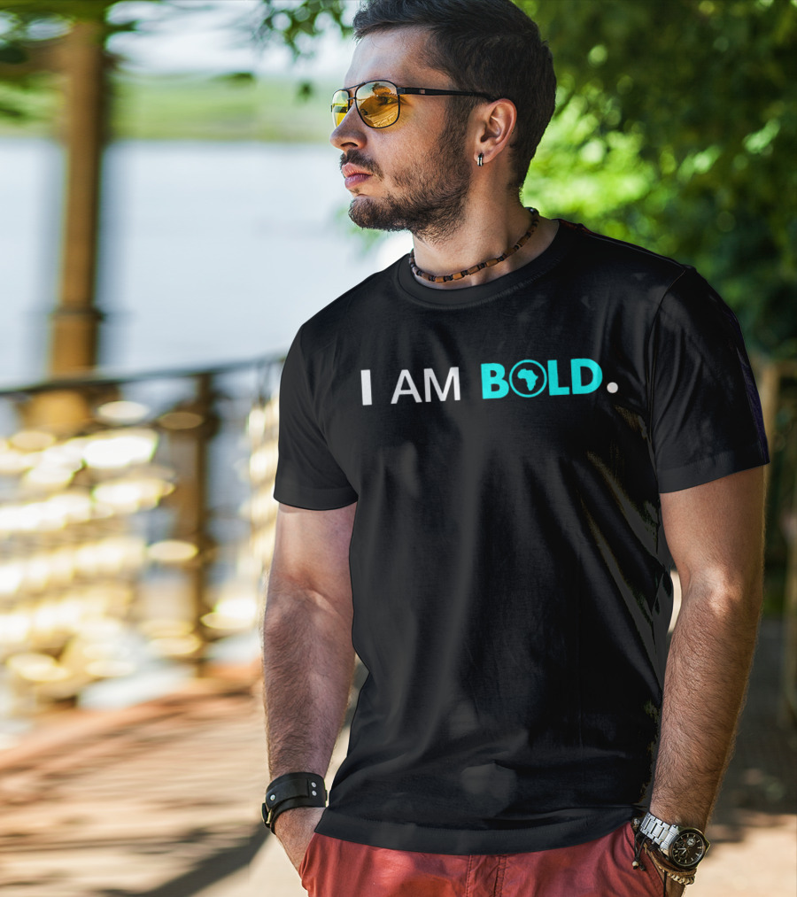 I Am Bold Africa Map T-Shirt
