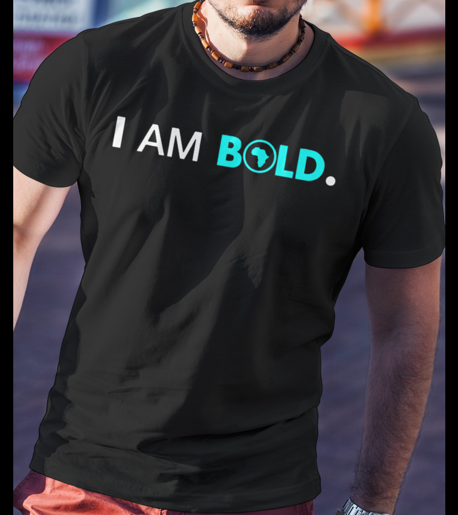 I Am Bold Africa Map T-Shirt