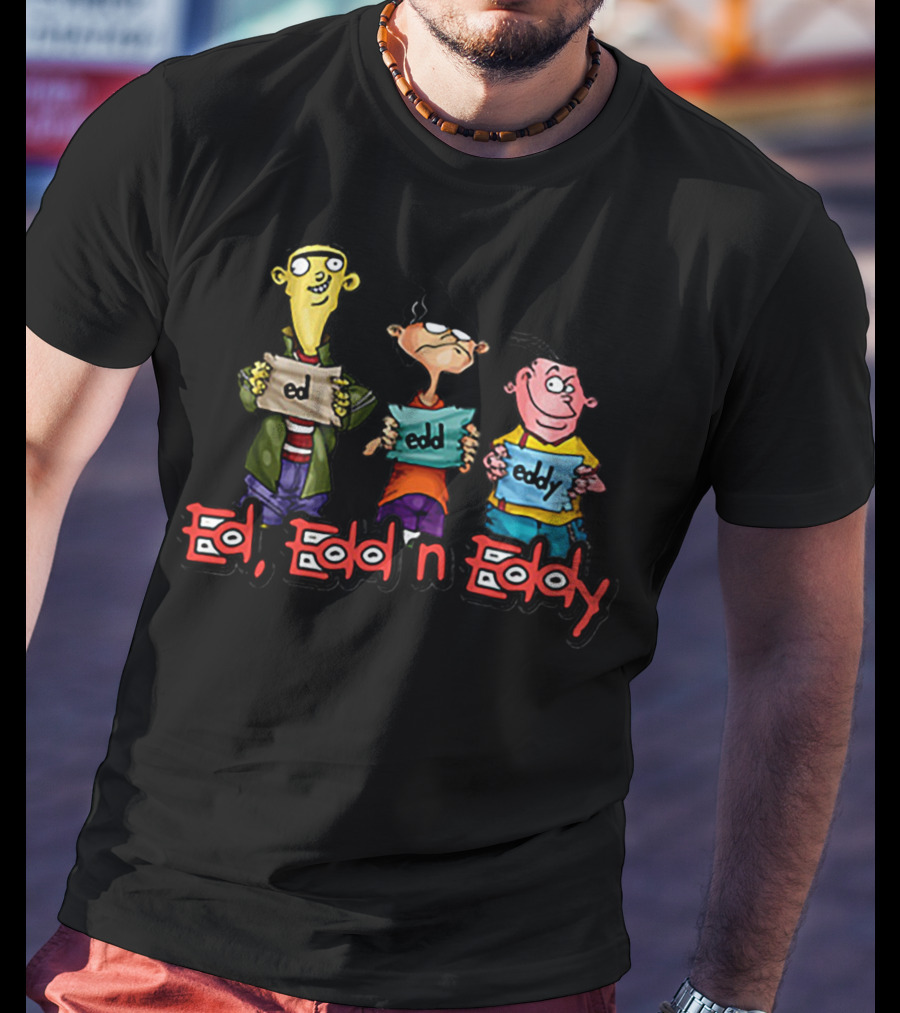Ed Edd N Eddy Cartoon Characters With Names T-Shirt