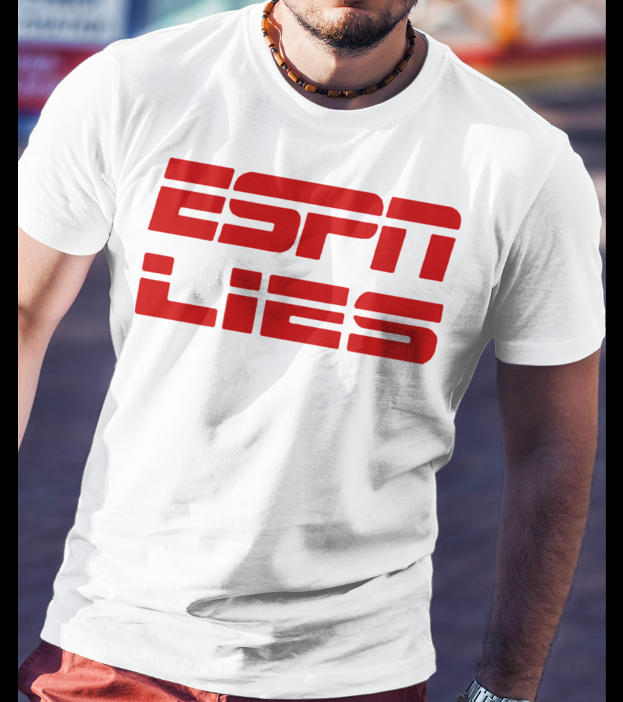 ESPN Lies Red T-Shirt