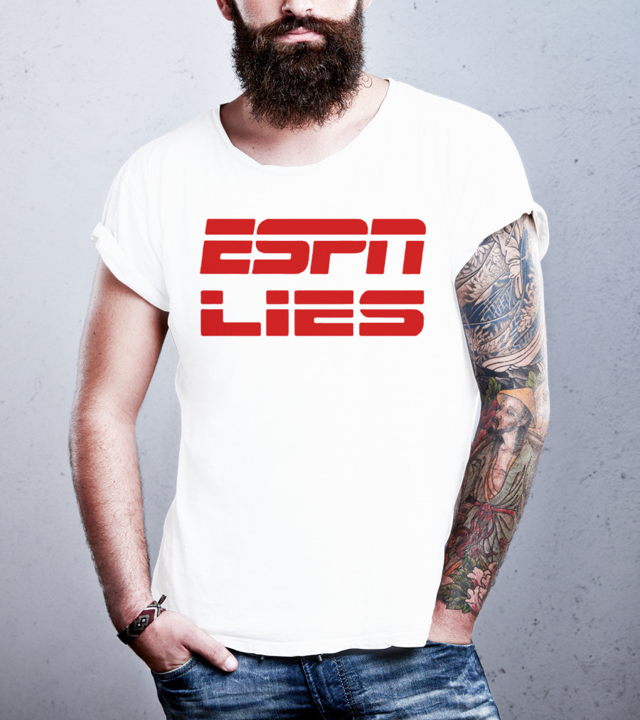 ESPN Lies Red T-Shirt