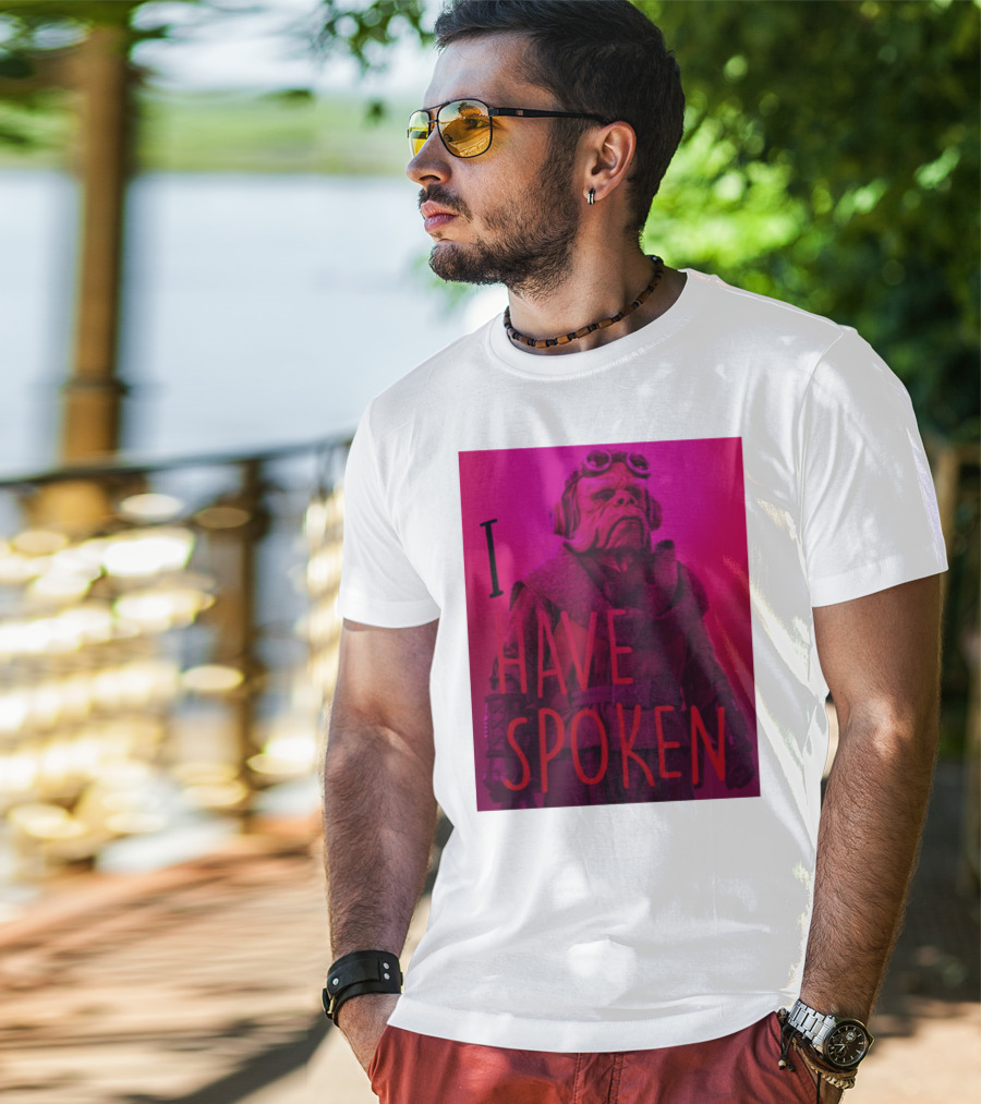 The Mandalorian Kuiil Portrait I Have Spoken T-Shirt