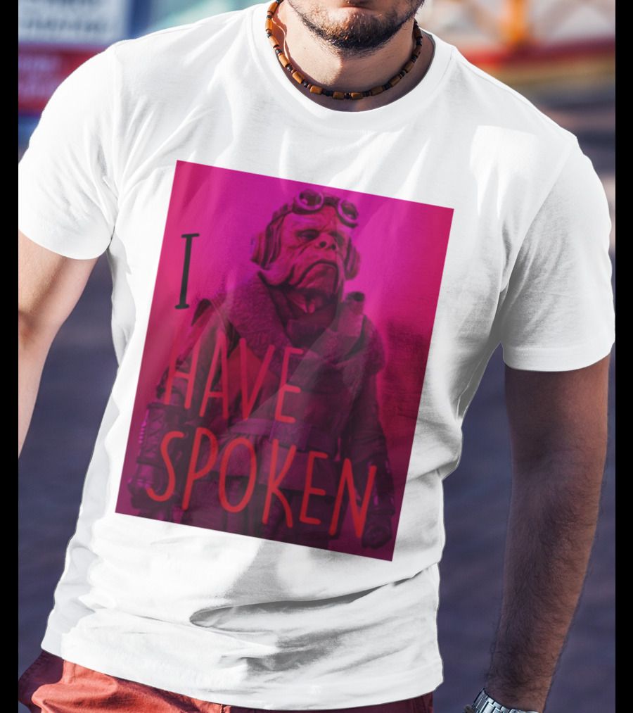 The Mandalorian Kuiil Portrait I Have Spoken T-Shirt