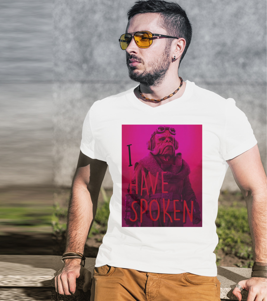 The Mandalorian Kuiil Portrait I Have Spoken T-Shirt