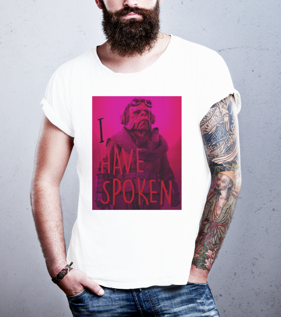 The Mandalorian Kuiil Portrait I Have Spoken T-Shirt