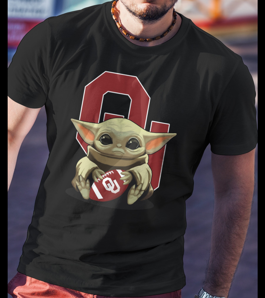 Yoda Baby Ou Sooners Football T-Shirt