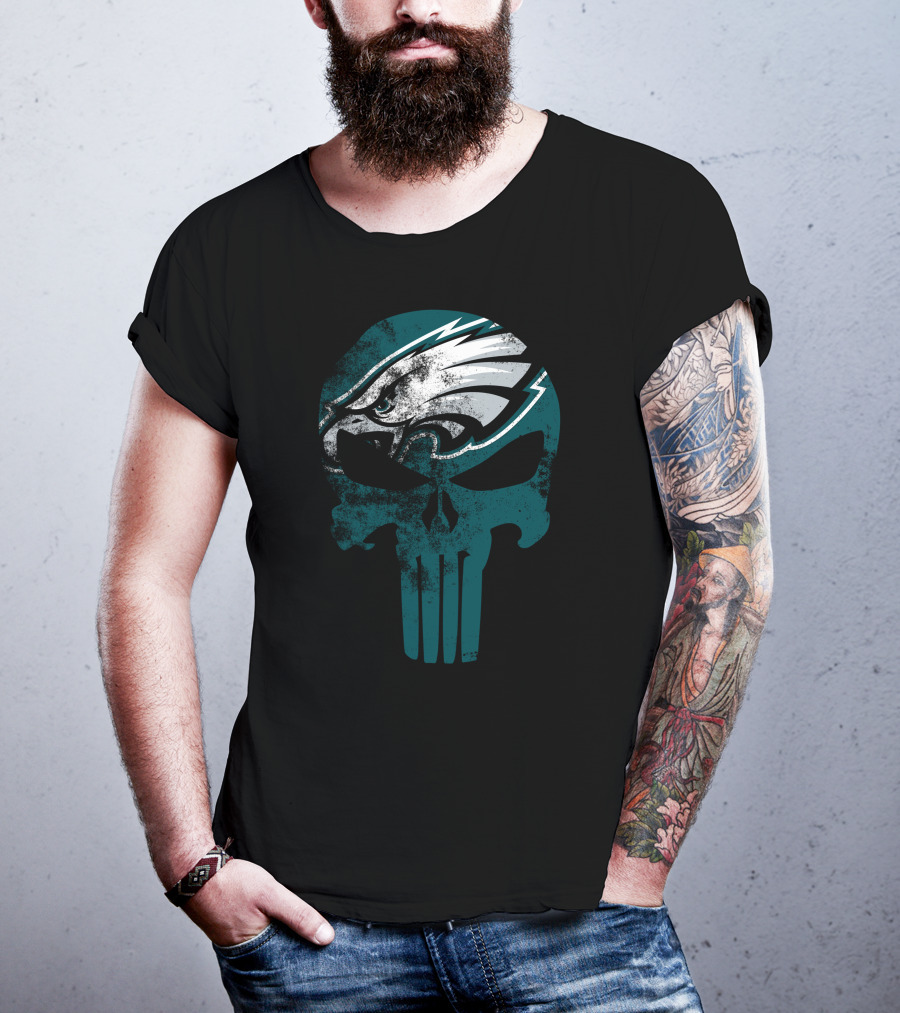 Eagles Skull Punisher T-Shirt