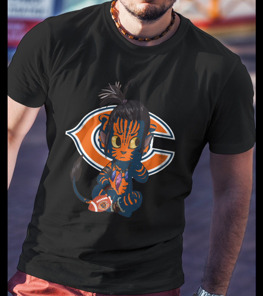 Chicago Bears Na'vi Character Football Avatar Bears T-Shirt
