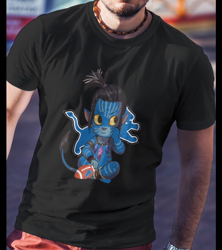 Avatar Lions Football Kid Fantasy Mashup T-Shirt
