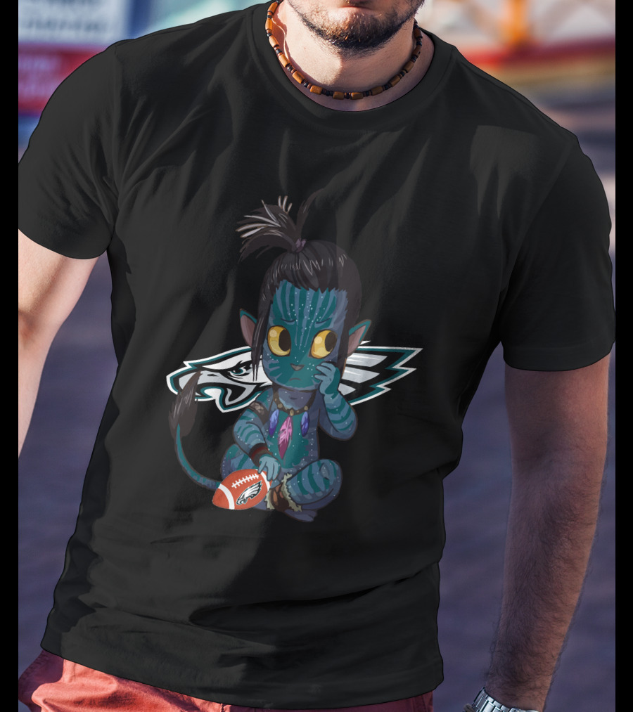 Philadelphia Eagles Avatar Na'vi Crossover Football Fan T-Shirt