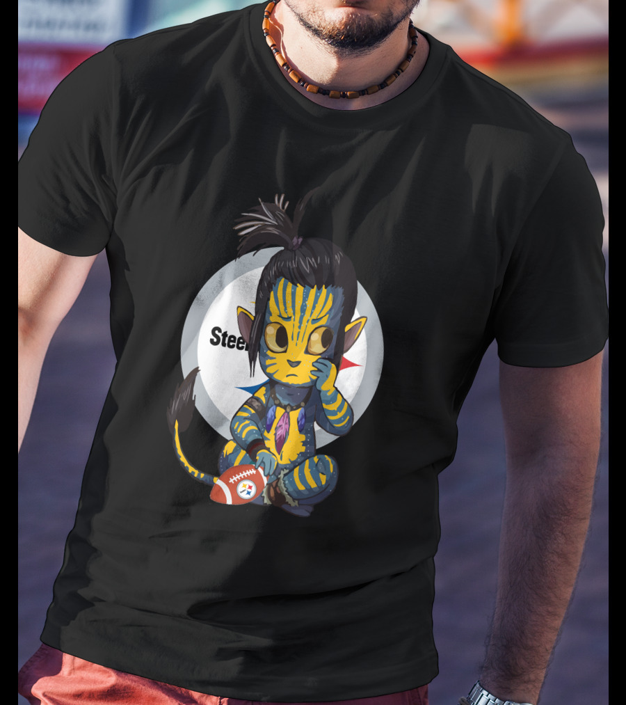 Avatar Steelers Football Crossover Character T-Shirt