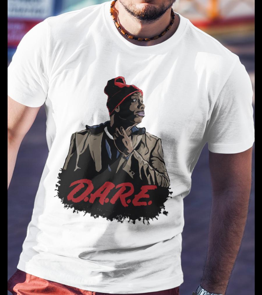 D.A.R.E Iconic Style Streetwear Beanie And Jacket T-Shirt