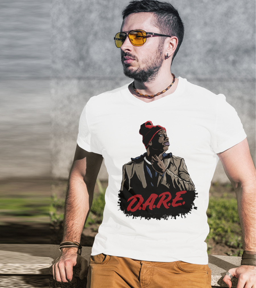 D.A.R.E Iconic Style Streetwear Beanie And Jacket T-Shirt