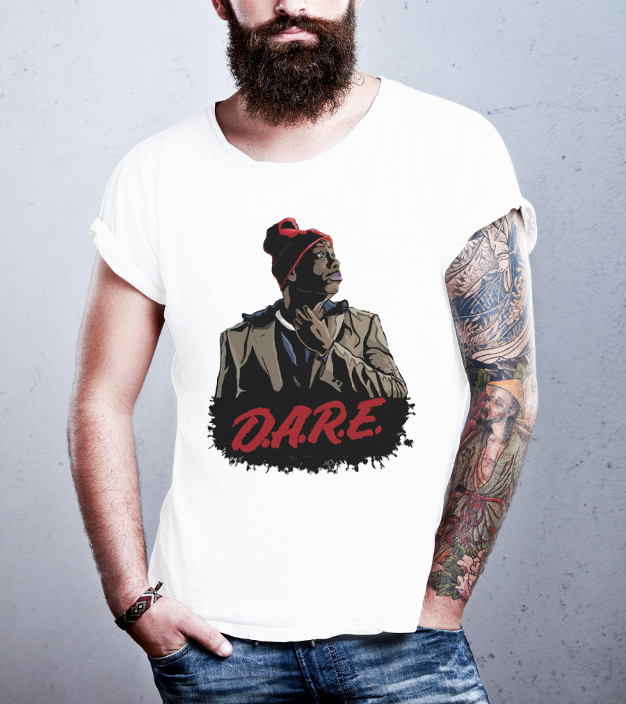 D.A.R.E Iconic Style Streetwear Beanie And Jacket T-Shirt