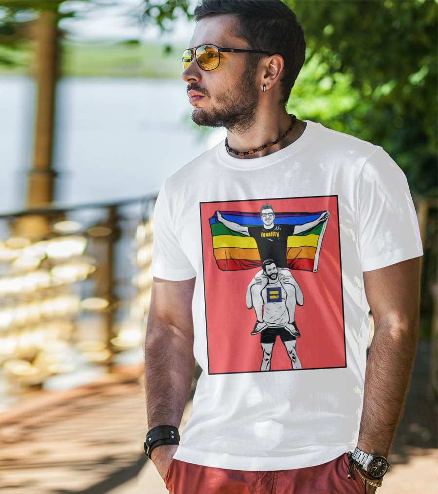 Equality Pride Flag Human Rights Campaign T-Shirt