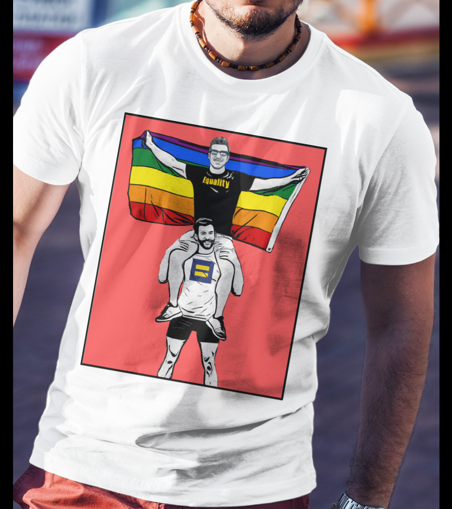 Equality Pride Flag Human Rights Campaign T-Shirt
