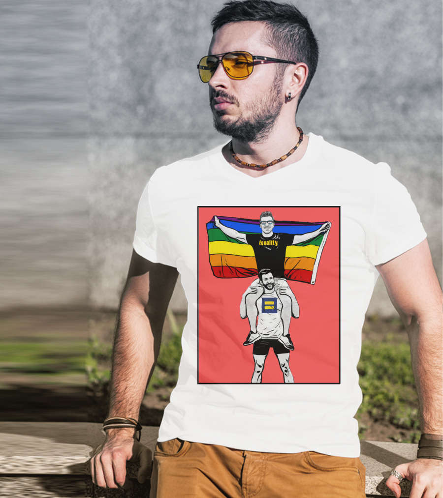 Equality Pride Flag Human Rights Campaign T-Shirt