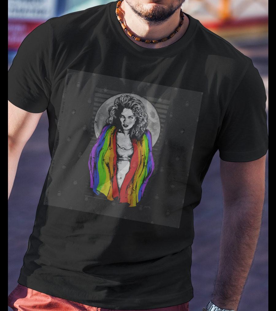 ROCK YOUR PRIDE Rainbow Moon Fashion T-Shirt