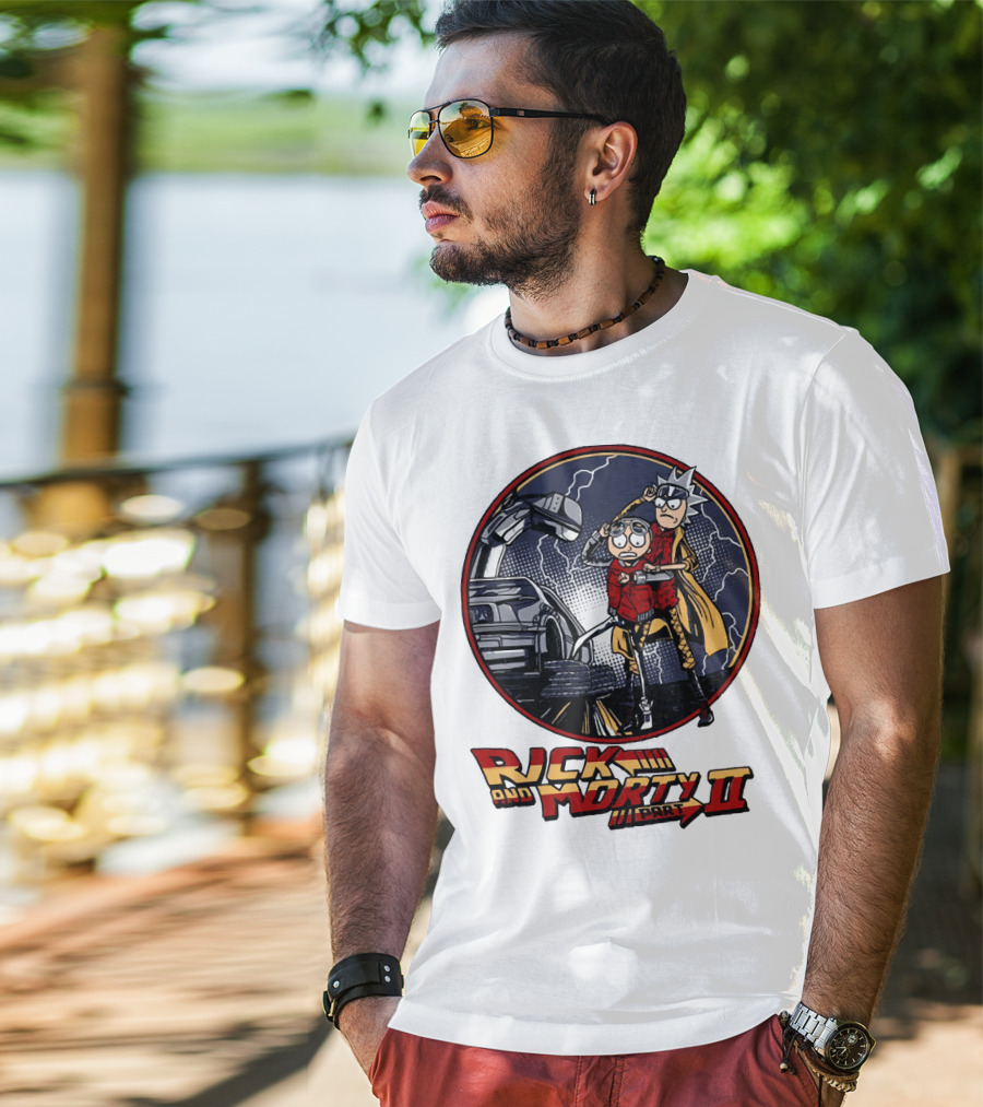 Rick And Morty Part II Back To The Future T-Shirt