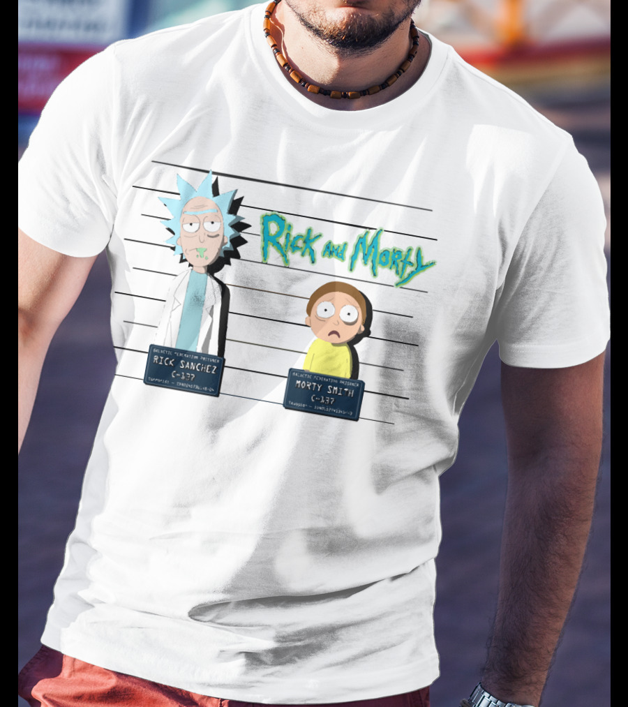 Rick And Morty Galactic Federation Prisoners C-137 Mugshot T-Shirt