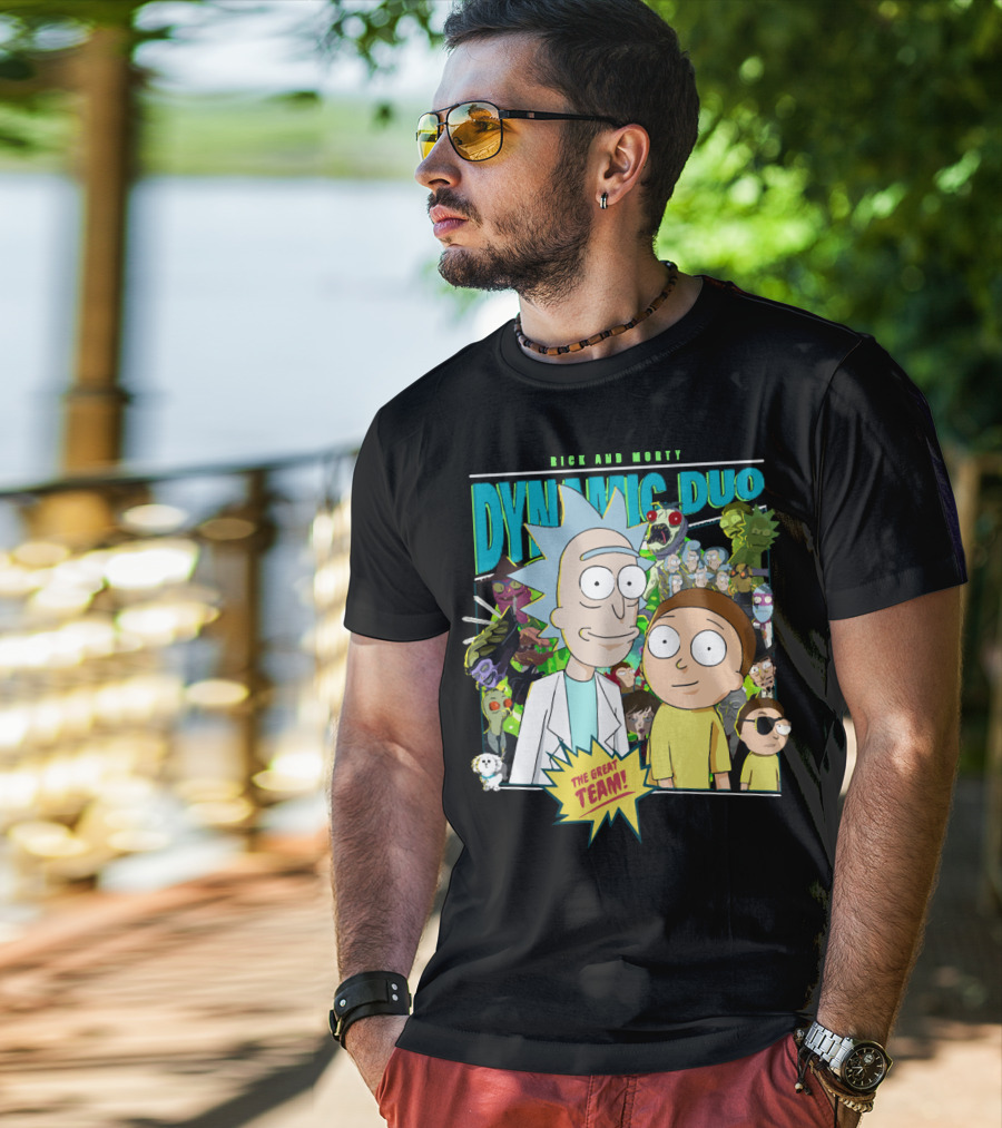 Rick And Morty Dynamic Duo The Great Team T-Shirt
