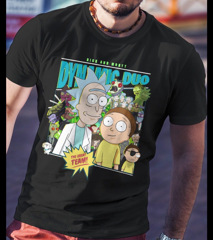 Rick And Morty Dynamic Duo The Great Team T-Shirt
