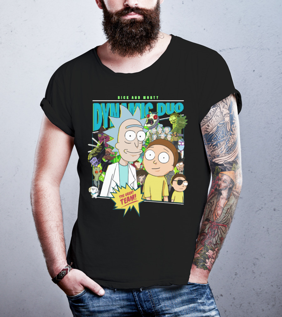 Rick And Morty Dynamic Duo The Great Team T-Shirt