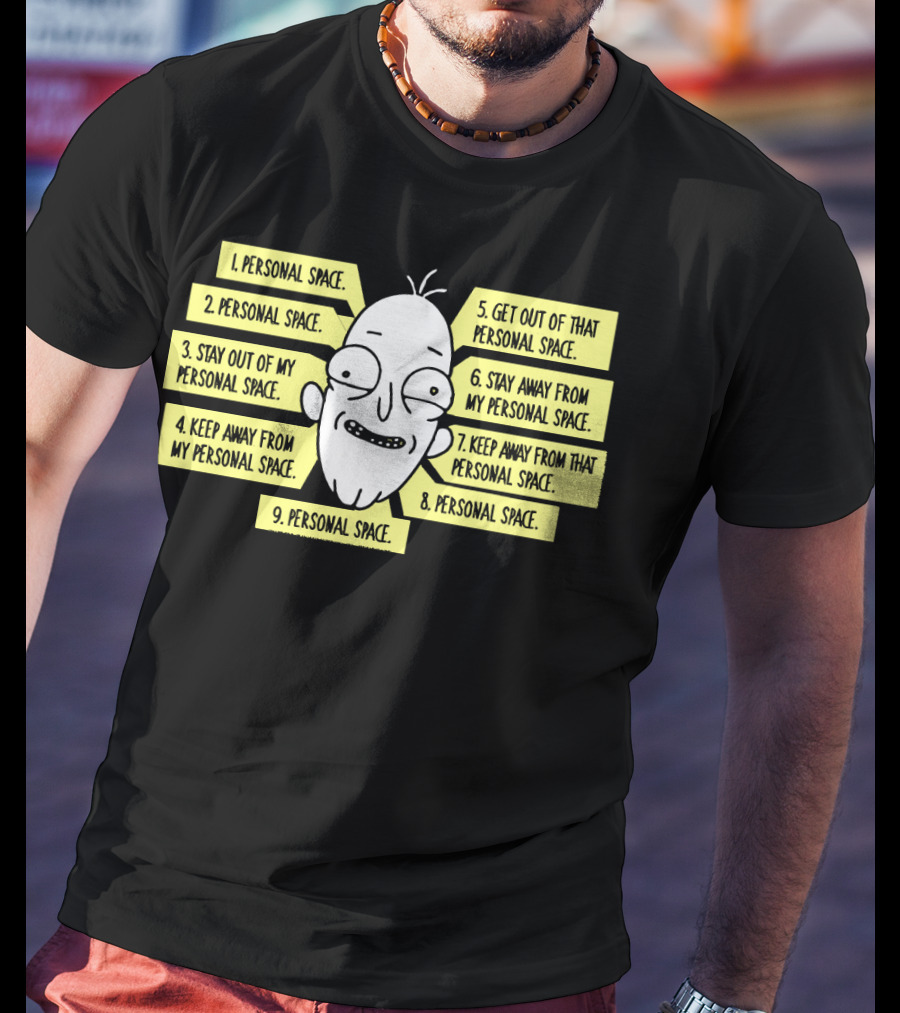 Phillip Jacobs Personal Space Quotes Numbered List T-Shirt