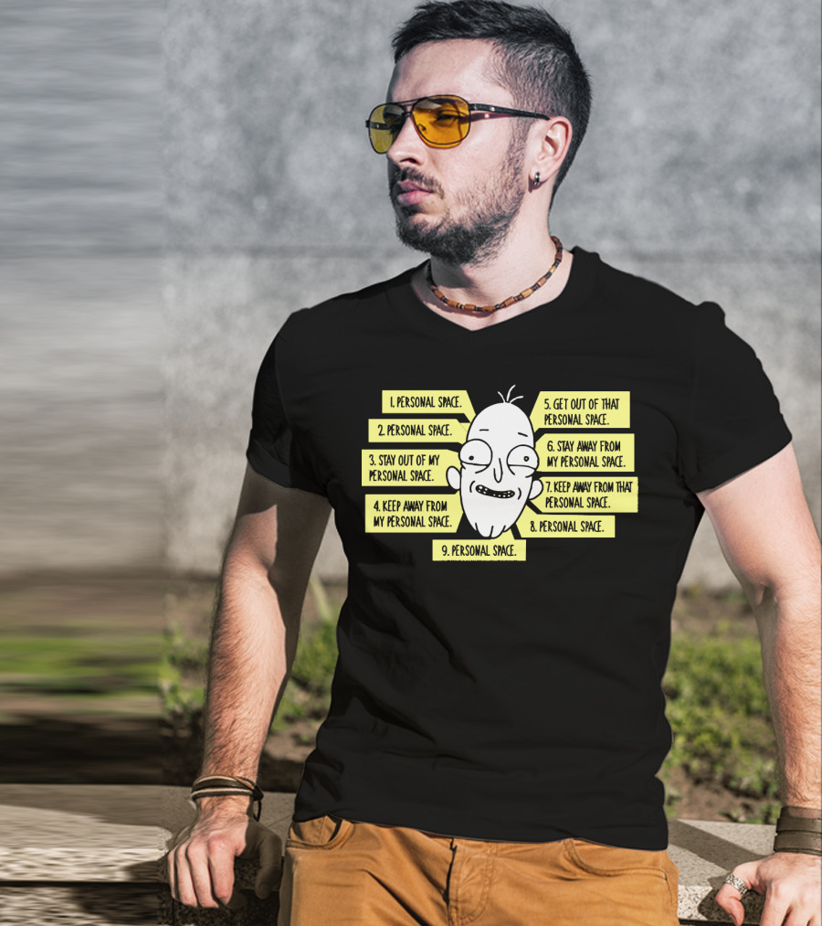 Phillip Jacobs Personal Space Quotes Numbered List T-Shirt