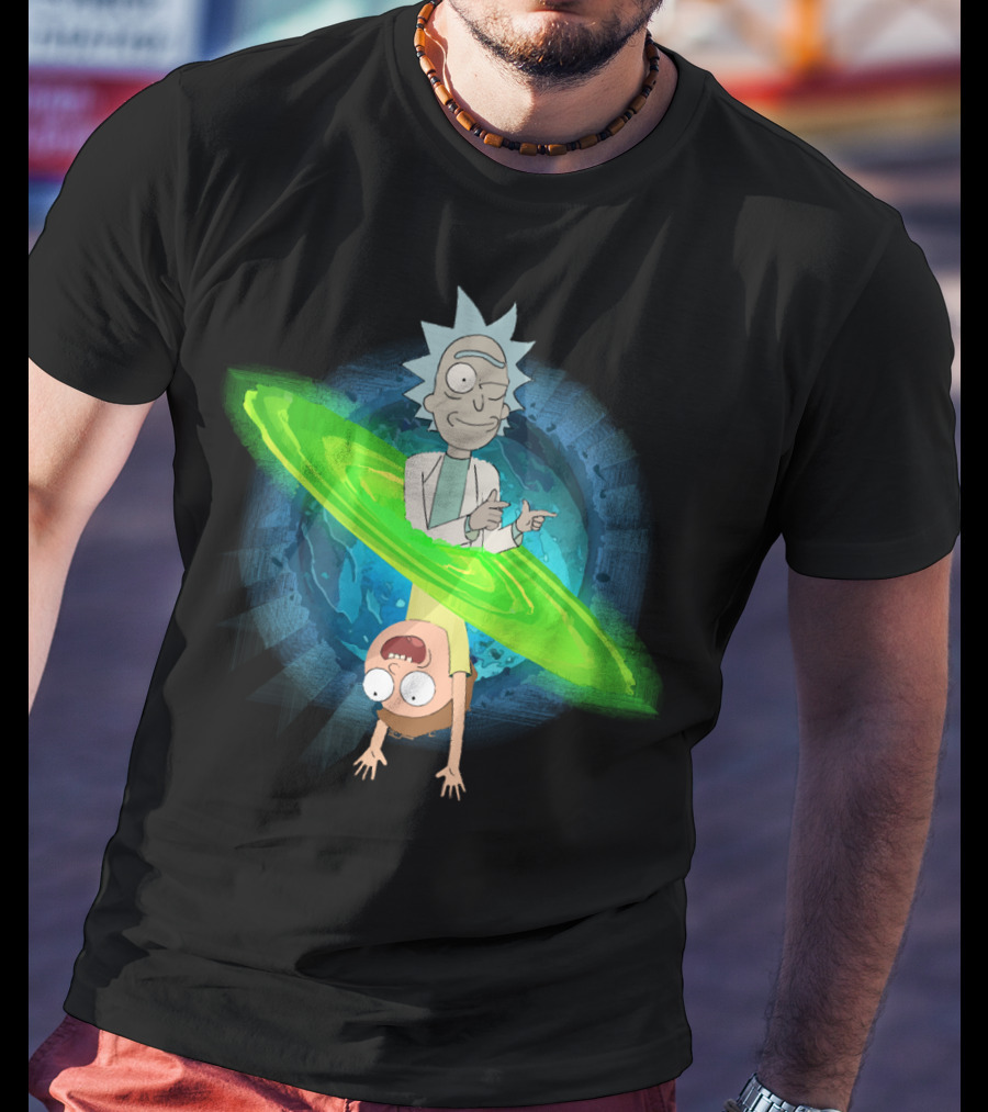 Rick Morty Portal Adventure T-Shirt