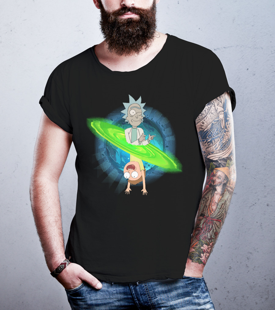Rick Morty Portal Adventure T-Shirt
