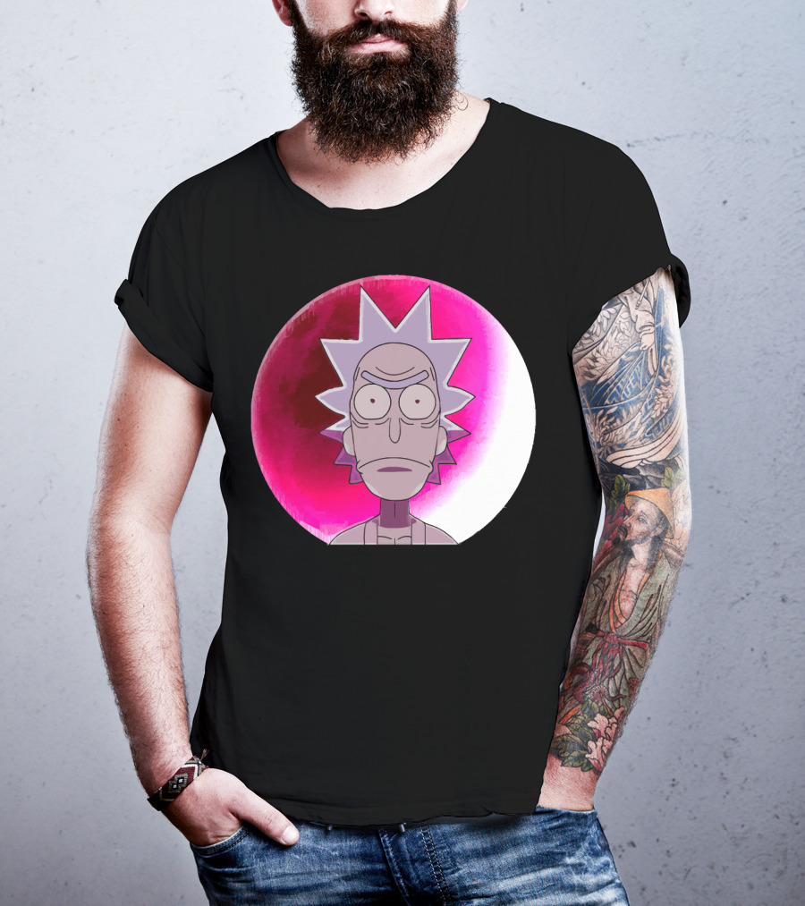 Samurai Rick Anime Crossover Style Expression T-Shirt