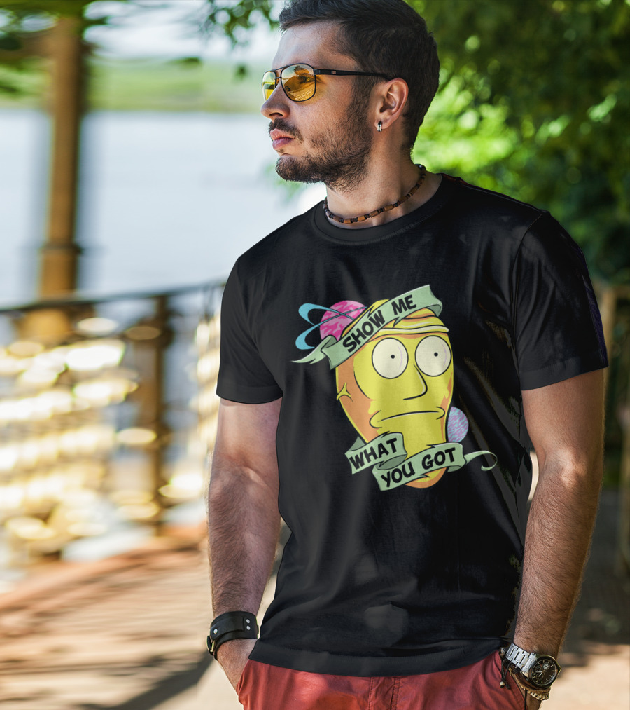 Show Me What You Got Head With Planets T-Shirt