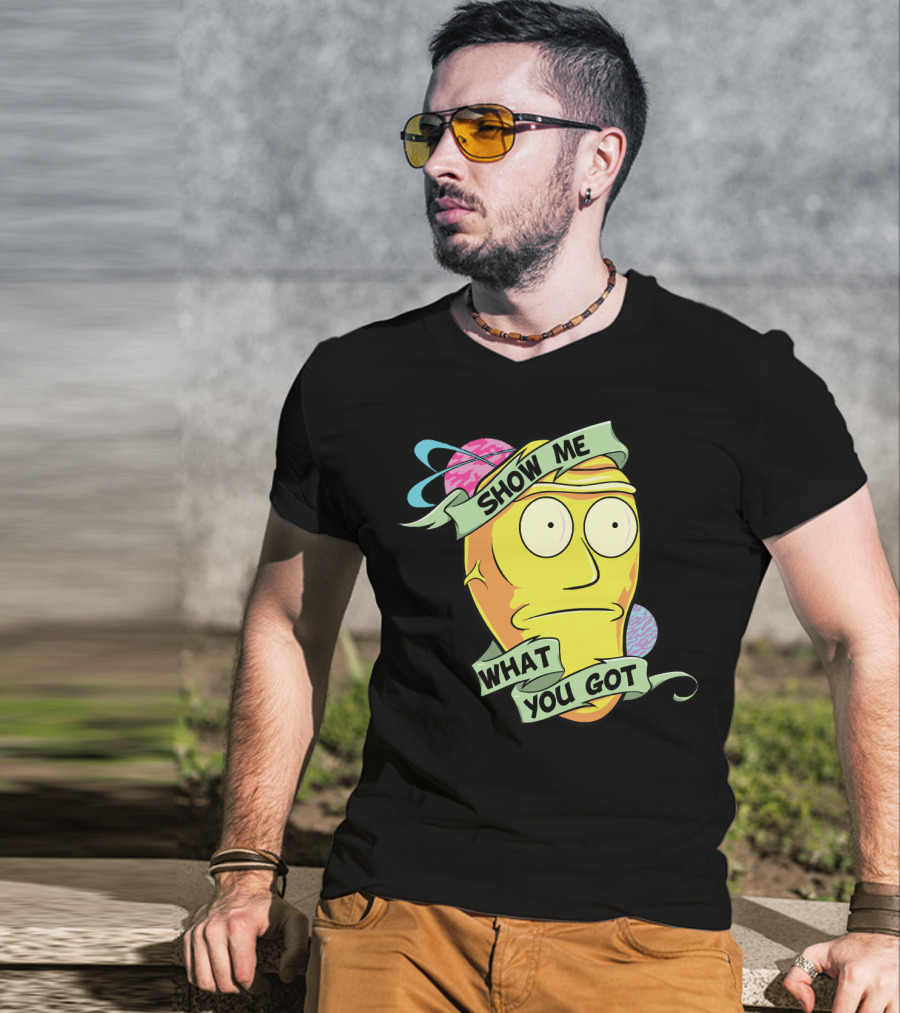 Show Me What You Got Head With Planets T-Shirt