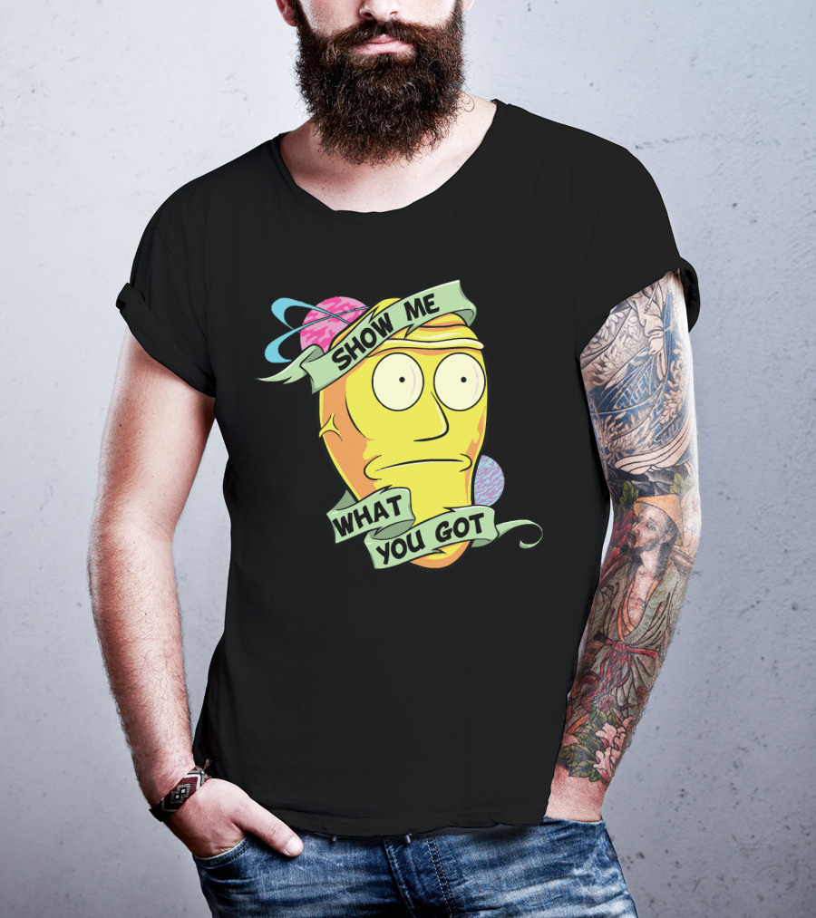 Show Me What You Got Head With Planets T-Shirt