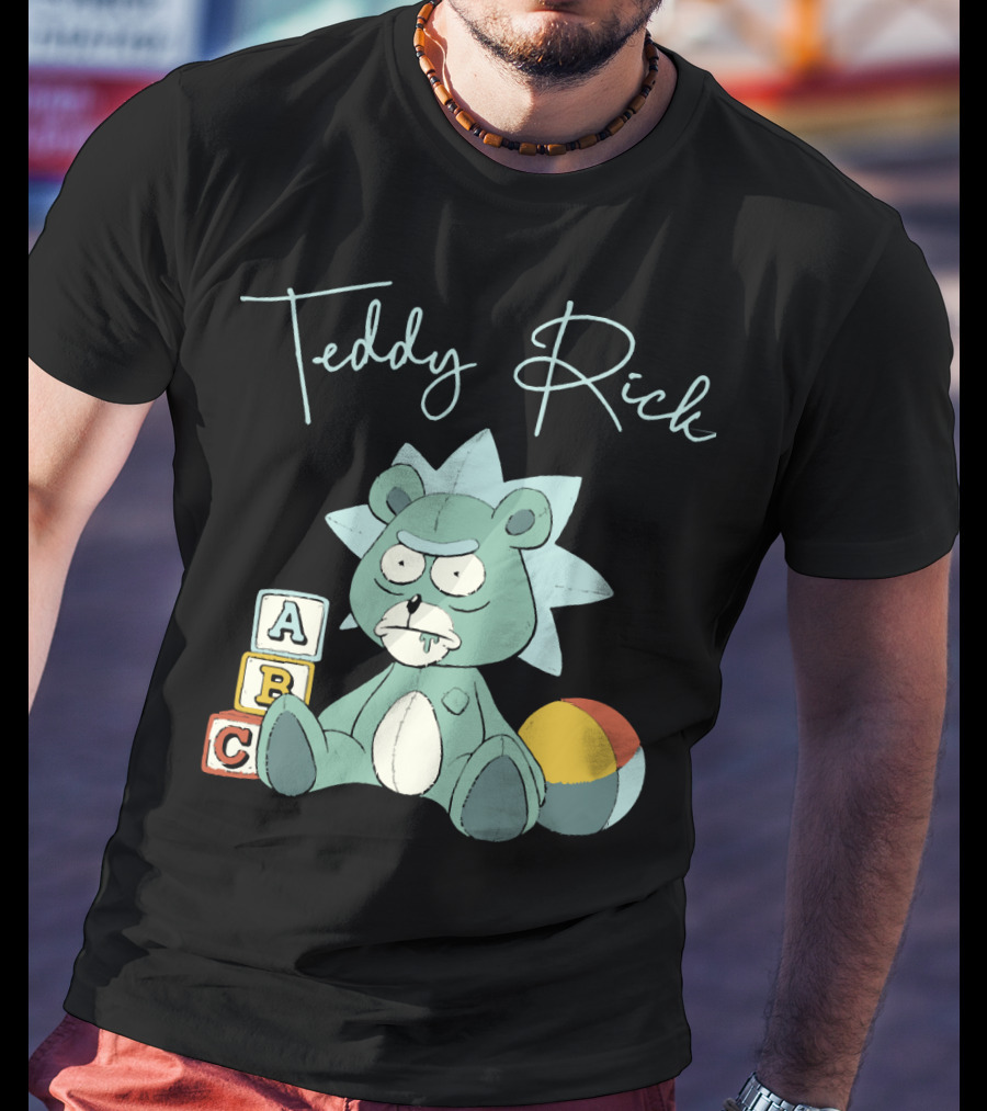 Teddy Rick ABC Blocks And Multicolor Ball T-Shirt