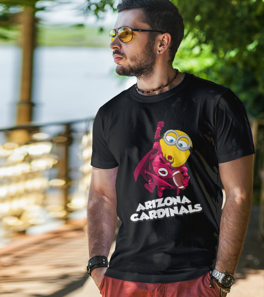 Arizona Cardinals Minion Football Hero T-Shirt