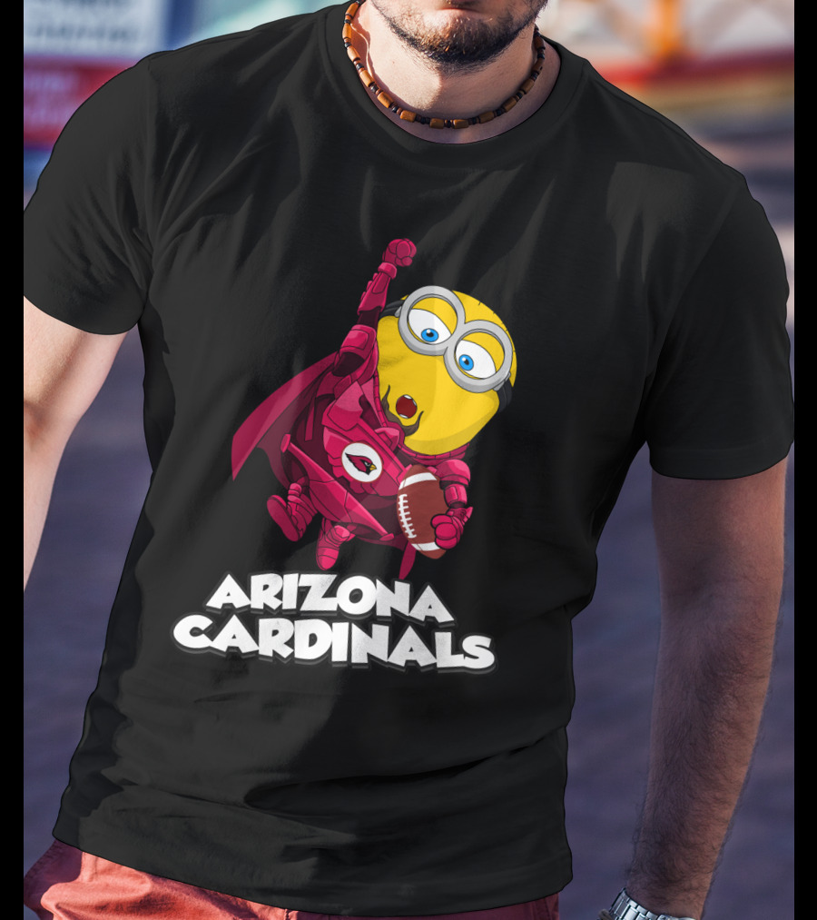 Arizona Cardinals Minion Football Hero T-Shirt