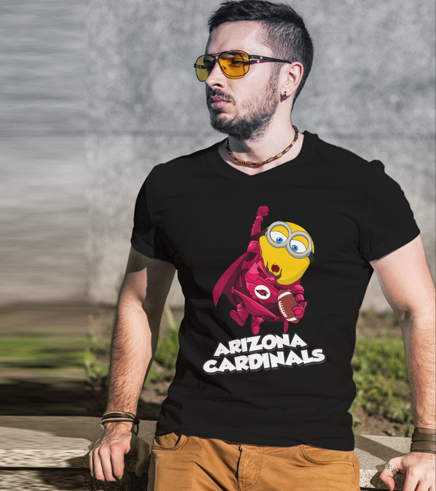 Arizona Cardinals Minion Football Hero T-Shirt