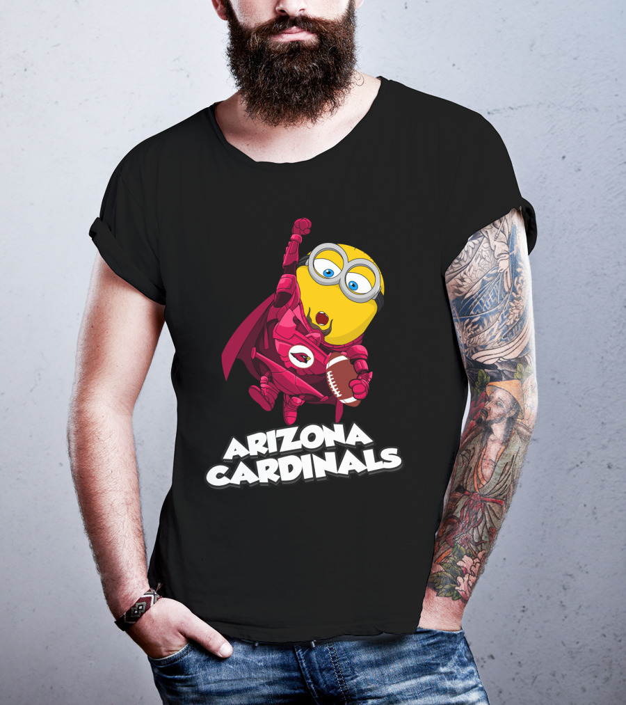 Arizona Cardinals Minion Football Hero T-Shirt