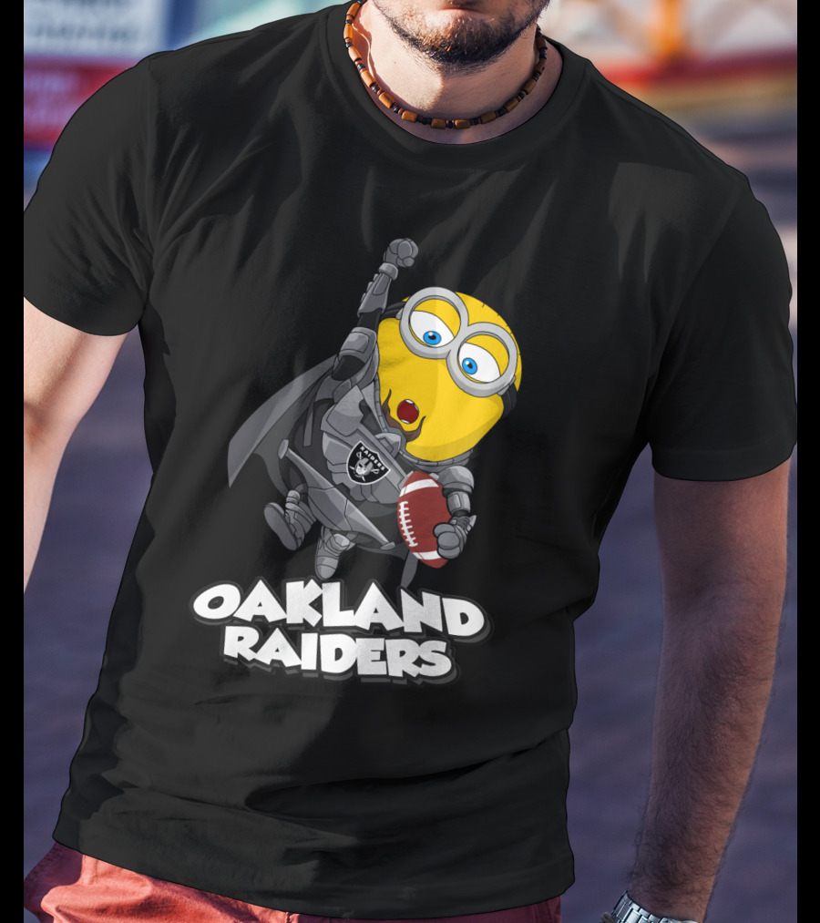 Oakland Raiders Minion Football Player T-Shirt