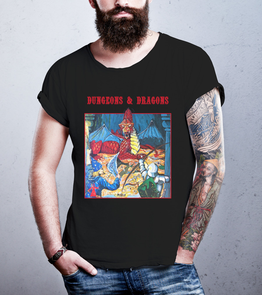 Dungeons And Dragons Basic Set Vintage Illustration Adventure T-Shirt
