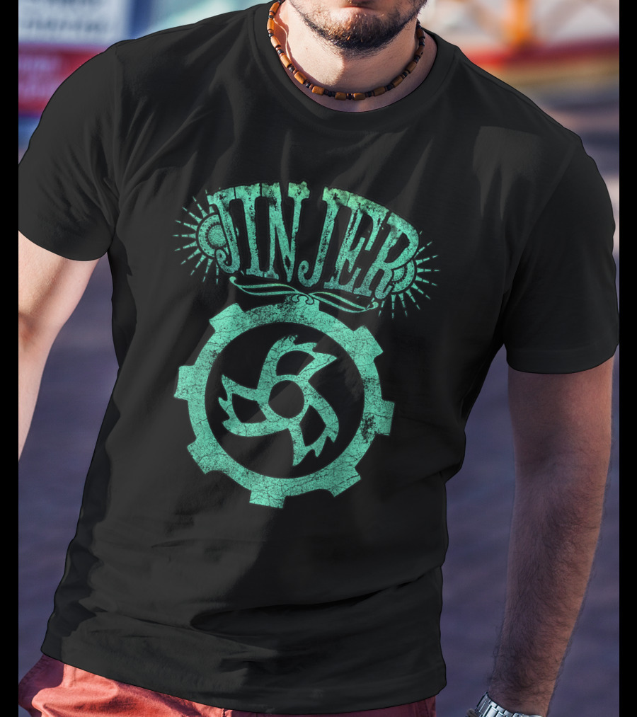 Jinjer Industrial Gear Deco Starburst T-Shirt