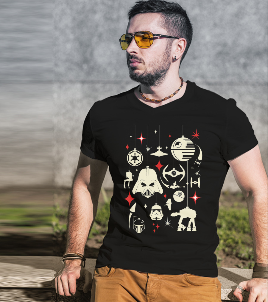 Star Wars Galactic Holiday Ornaments Collection T-Shirt