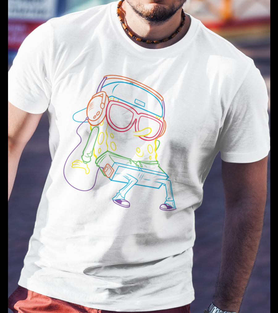 SpongeBob SquarePants Hip Hop Neon T-Shirt